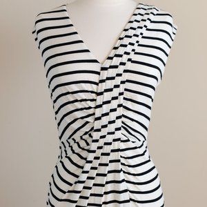 NEW Anthropologie Bailey 44 Stretchy Striped Body Con Dress